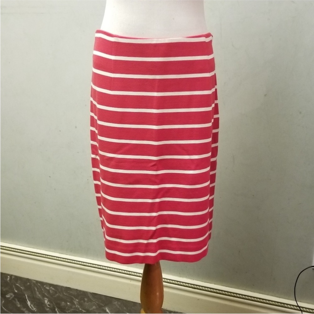 Red Striped Banana Republic mini skirt